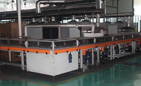 泰州鋰電窯爐外軌自動循環線：鈷酸鋰鋰電材料燒結過程