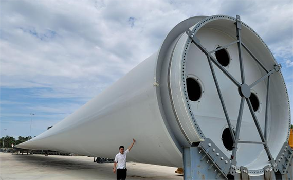 湖北143米，全球最長風電葉片