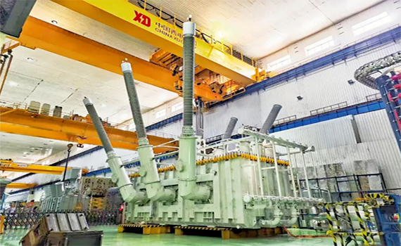 長(zhǎng)春西電西變研制的OSFPS-550000/500三峽陽(yáng)江青洲六海上風(fēng)電項(xiàng)目首臺(tái)自耦變壓器一次性通過(guò)全部試驗(yàn)