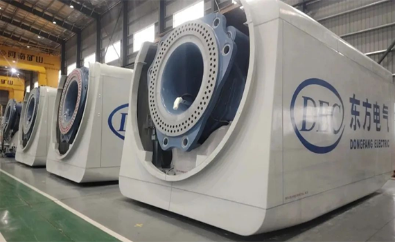 泰州白云鄂博礦區綠電直供項目首臺機組產出下線