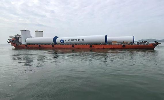 泰州中國水電四局陽江公司圓滿完成廣西防城港海上風電項目（II標段）履約任務(wù)