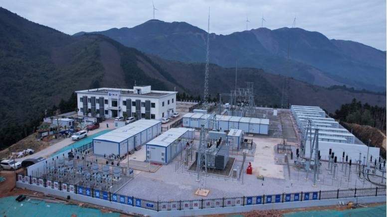 湖南洪塘營三期風(fēng)電場項目倒送電一次成功