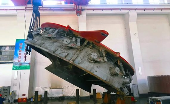 烏金峽水電站3號機組檢修工作正式進入回裝階段