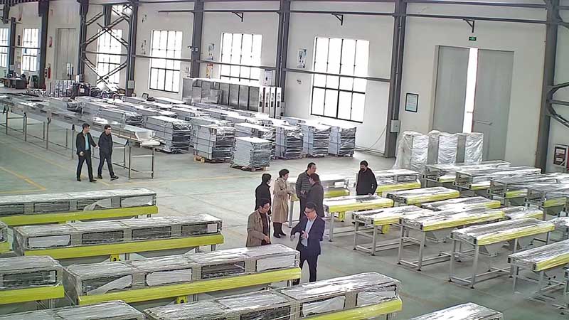 熱烈歡迎廈鎢新能源一行蒞臨我司工廠參觀考察