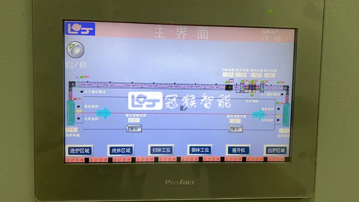 鋰電窯爐外圍自動循環(huán)線